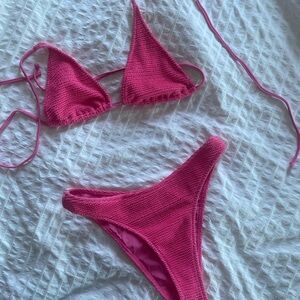 La Hearts Vibrant Pink bikini